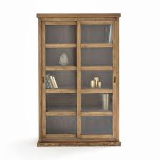 Bibliotheque 2 Portes Coulissantes Lunja Porte Coulissante Bibliotheque Vitrine Bibliotheque