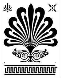 Silhouettes Stencils Templates Shapes Greek Pattern Stencils Online Stencils