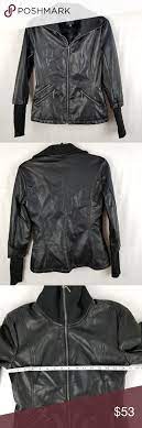 Rampage Vegan Leather Faux Fur Lined Jacket Small Vegan Leather Jacket Fashion Line Jackets