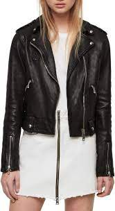 Allsaints Vixon Leather Biker Jacket Nordstrom All Saints Leather Jacket Leather Outfit Jackets