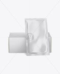 Matte Sachet With Box Mockup Front View In Sachet Mockups On Yellow Images Object Mockups Box Mockup Mockup Free Psd Mockup Free Download