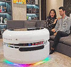 Coosno Is The Ultimate Smart Coffee Table That Doubles As A Fridge Smart Table Coffee Table With Fridge Coffee Table