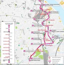 La ligne a du tramway sera prolongée sur 5 km entre la station « quatre chemins » et l'aéroport de bordeaux mérignac. Metropole De Bordeaux Des Travaux Nocturnes Sur La Ligne C Du Tram