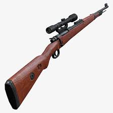 Sniper Karabiner 98k 3d Model Sniper 3d Model Guns
