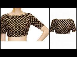 Black Boat Neck Crop Top Lehenga 