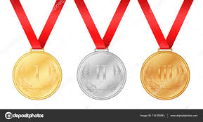 Yarışmaları ikinci tamamlayanlara bronz madalya ve defne dalı verilirken üçüncülere herhangi bir ödül verilmemekteydi. Gumus Madalya Vektorler Gumus Madalya Vektor Cizimler Vektorel Grafik Depositphotos