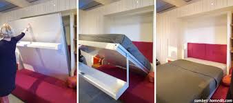 Desain tempat tidur lipat dinding. Tempat Tidur Lipat Dinding Solusi Hunian Mungil 10 Model