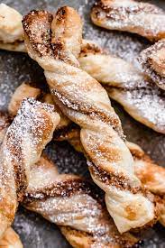 Flaky Puff Pastry Hazelnut Sticks Flowers In The Salad Recipe Pastry Easy Banana Pancakes Dessert Recipes