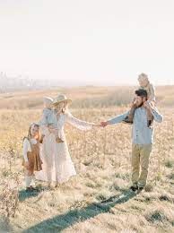 Calgary Family Photographers Fall Family Mini Sesion Fine Art Film Photography Family Portrait Outfits Large Family Photography Outdoor Family Photography