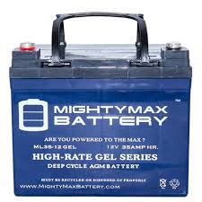 What are the shipping options for push lawn mowers? 12v 35ah Gel Battery For U1 One New Wheelchair Deep Cycle Walmart Com Walmart Com