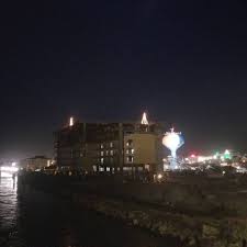 Coming Into Oc On The Rte 50 Bridge On The Left Is The Cambria Resort Hotel With Two Christmas Trees On Top Oc Ocean City Ocean City Md Hotels And Resorts