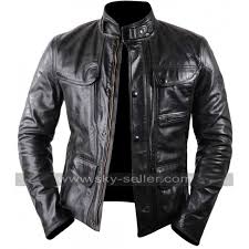 Terminator Genisys Arnold Schwarzenegger Black Leather Jacket Leather Jacket Men Style Leather Jacket Style Leather Jacket Men