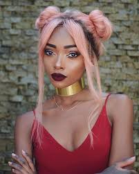 A silver color ombre brightens the look of women with dark skin while adding needed contrast. Abajewels Hair Color For Dark Skin Tone Cool Hair Color Hair Color Pink