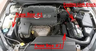 Thanks for any help you can give me. Fuse Box Diagram Nissan Altima L31 2002 2006