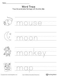 It should become a reality soon enough. Free Trace Words That Begin With Letter Sound M Myteachingstation Com
