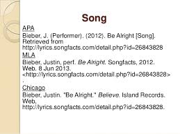 Maybe you would like to learn more about one of these? How To Cite Songs