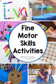 Fine Motor Activities for Preschoolers - Preschool Inspirations