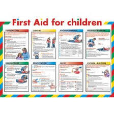 first aid for children chart from signs plastic products