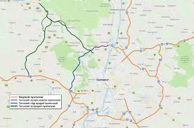 Traject the m3 motorway, hungary. Mi Lesz Veled M0 Korgyuru Autonavigator Hu