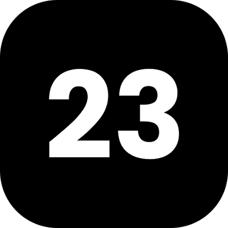 Number 23 - Free education icons
