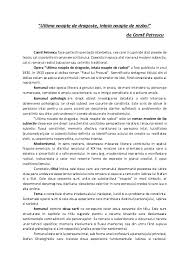 Doc Ultima Noapte De Dragoste Intaia Noapte De Razboi De Camil Petrescu Alex Alp Academia Edu