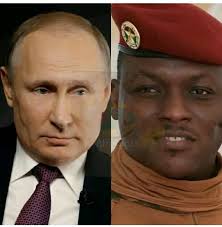NUNCA VI TANTA ESPERTEZA EM UM LIDER AFRICANO Vladimir Putin: A Primeira  coisa que a sua excelência Presidente amigo Traoré disse para mim foi:  saudações presidente Putin! Ensine ao Burkina Faso o