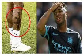 The manchester city and england star has been pictured with what appears to be the image of a m16 rifle describing it as a 'sick new tattoo' the sun saw fit to make this the main story on their front page on tuesday morning. Manchester City Star Sterling Discloses Meaning Behind Gun Tattoo The Standard Sports