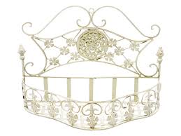 Paar Wandkorb Wandregal Regal Eisen Garten Gartenregal Antik Stil Creme Weiss Wandkorb Korbe An Wand Gartenregal