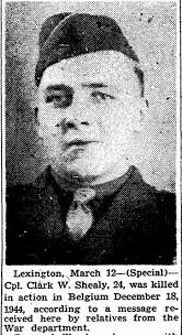 CPL Clark Wingard Shealy (1920-1944)