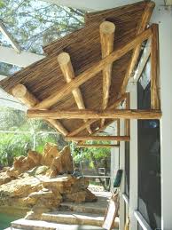 Tiki Hut Valance Would Love To Do This Over Her Window So Much Fun Bar Im Hinterhof Garten Terrasse Tiki Zimmer