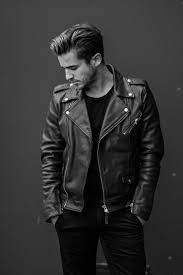Pin On Rockabilly Greasers Leather Jackets 50 S Pompadour
