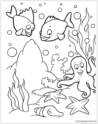 Whats your kids favorite sea animal image description: Sea Animals Coloring Pages Nature Seasons Coloring Pages Coloring Pages For Kids And Adults