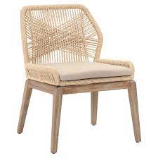 sand rope loom dining chair side chairs dining dining chairs furniture dining chairs