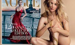 Au naturel Jennifer Lawrence nude for Vogue 