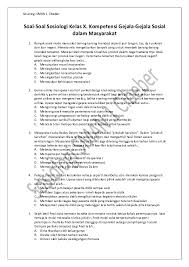 Soal dan jawaban sosiologi kelas 10 semester 2 kurikulum 2013. Contoh Soal Sosiologi Kelas 10 Semester 2 Berbagai Contoh