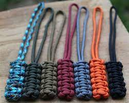 Cut and melt your ends. Cobra Stitch Paracord Lanyard With Loop Etsy