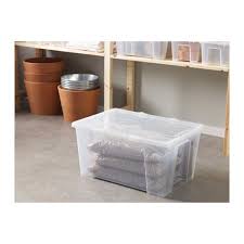 Samla Box Transparent 56x39x28 Cm 45 L Ikea Ireland Ide Ikea Kotak Penyimpanan Ikea