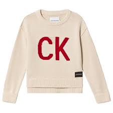 Maybe you would like to learn more about one of these? Calvin Klein Jeans White Ck Logo Intarsia Knit Jumper Alexandalexa