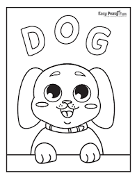 Jul 30, 2013 · dog coloring pages depict various types of dogs which makes filling them up with diversified colors an interesting experience. Dog Coloring Pages 40 Printable Sheets Easy Peasy And Fun