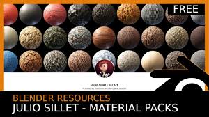 Ready to animate and render in blender eevee. Blender Resource Julio Sillet 3d Art Material Packs Free Paid Youtube