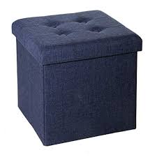 Store clutter away without sacrificing style with the wayborn rectangular coffee table with storage. Seville Classics Foldable Storage Ottoman Footrest Toy Box Coffee Table Chest Trunk Seat Stool 1 Pack Tan In Dubai Uae Whizz Ottomans Storage Ottomans