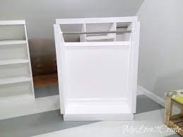 Many people find it challenging to make use of the end wall storage with sliding doors or curtains. Slanted Wall Built Ins With Hidden Storage My Love 2 Create