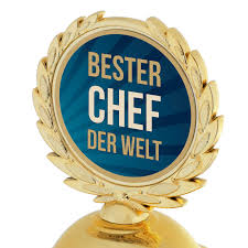 The weight is perfect, the color makes me happy, and my family enjoys them as much as i do. Pokal Bester Chef Der Welt 31 Cm Pvc Metall Steinsockel