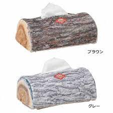 p10倍中 5400円以上送料無料 一部除外品有 12 13 6 59まで ティッシュケース ティッシュカバー ティッシュボックス ティッシュ ティッシュ インテリア おしゃれ ティッシュケース 丸太 モチーフ ブラウン グレー logroom ペーパーボックス ボックスティッシュ
