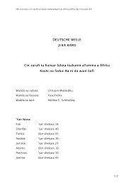 Aisha aci gindi / dandalin rayuwar samari da yanmata. Https Www Dw Com Downloads 28182145 Cin Zarafi01chs Pdf