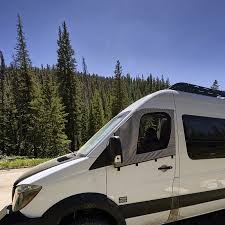 Driver And Passenger Door Screen Set Sprinter Van Van Life Benz Sprinter