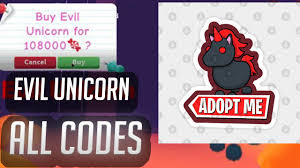 Be sure to check out our roblox promo codes post! How To Get Evil Unicorn Pet For Free Codes 2020 Legendary Pets Adopt Me Roblox Youtube