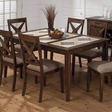 Tile Top Kitchen Table With Butterfly Leaf Dining Table In Kitchen Rustic Dining Room Sets Brown Dining Table