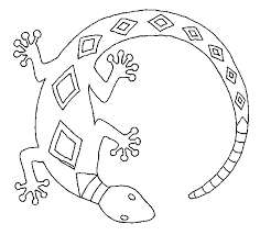 Http Www 123coloring Com Coloringpages Animals Lizards Images Lezard3 Gif Aboriginal Dot Painting Aboriginal Art Animals Animal Coloring Pages