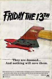 Hand drawn design in red and black color. 29 Posters Ideas Friday The 13th Poster Friday The 13th Horror Movie Posters